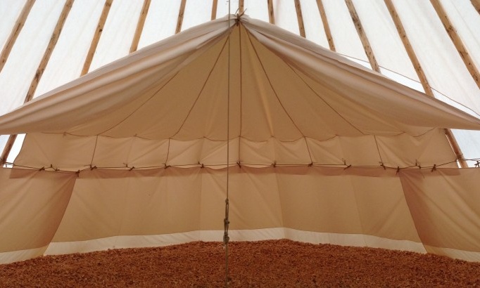 Ozany - stropní plachty týpí