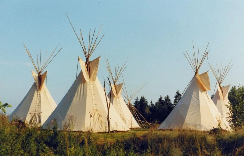 Indiánské Týpí (Tee-pee, Tepee) 5m, stanovka Ba/PES 420g/m2